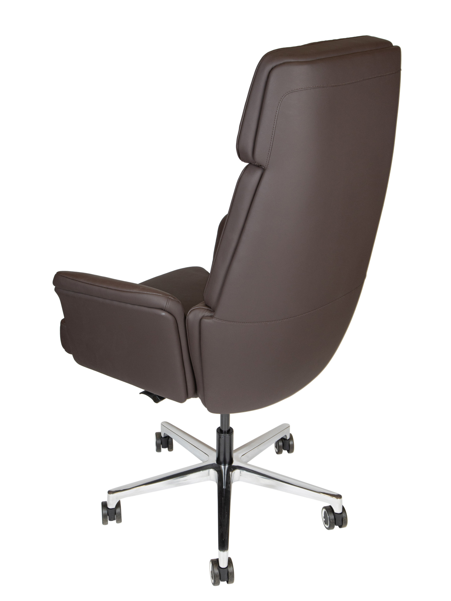 Изображение кресло norden bonno коричневая кожа